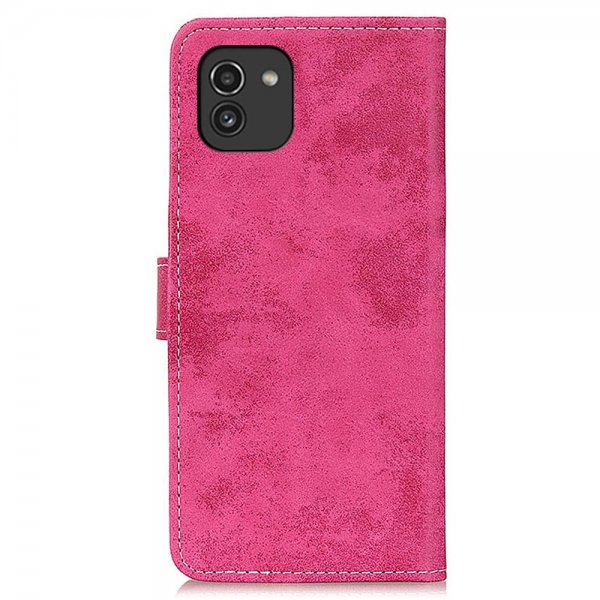 Samsung Galaxy A03 Vintage Magenta Kotelo