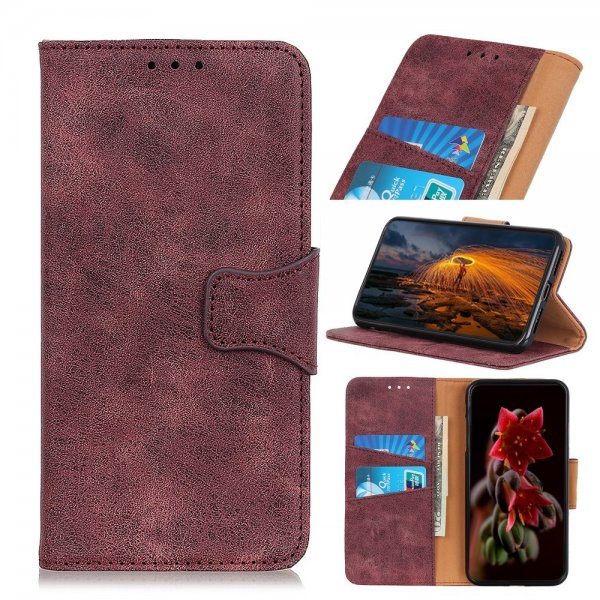 Samsung Galaxy A03 Vintage Viininpunainen Suojakuori