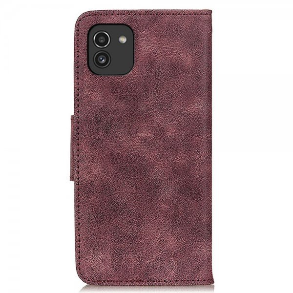Samsung Galaxy A03 Vintage Viininpunainen Suojakuori