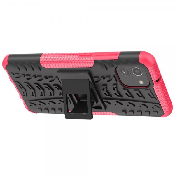 Samsung Galaxy A03 Kuori Rengaskuvio Jalustatoiminto Magenta