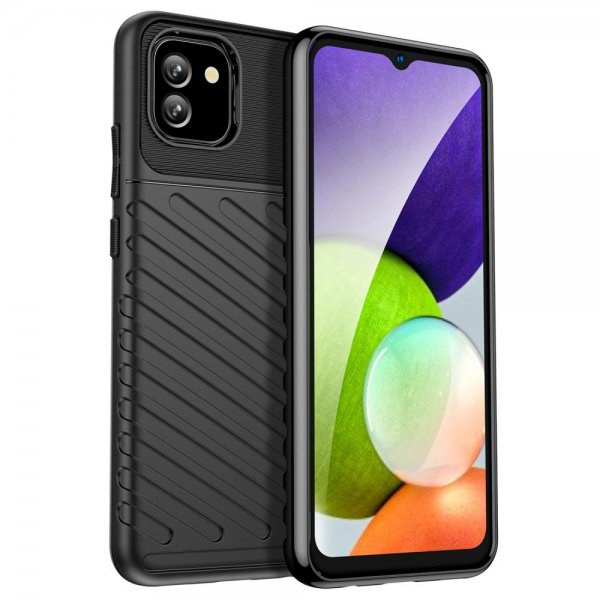 Samsung Galaxy A03 Kuoret Thunder Series Musta