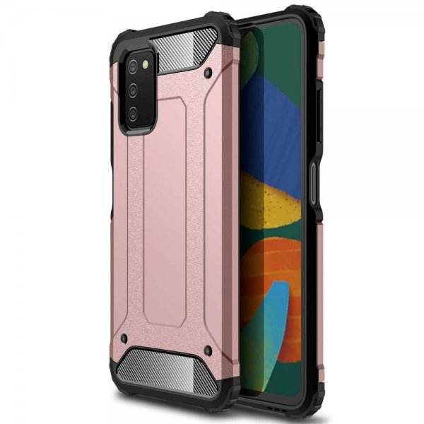 Samsung Galaxy A03s Kuoret Armor Ruusukulta