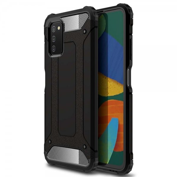 Samsung Galaxy A03s Kuoret Armor Musta