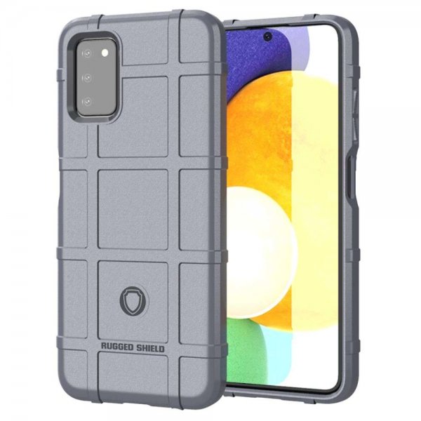Samsung Galaxy A03s Kuoret Ruudukkokuvio Harmaa