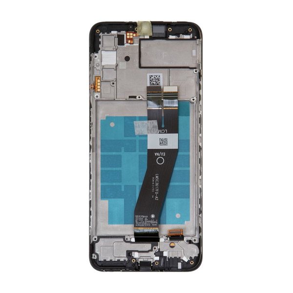 Samsung Galaxy A03s näyttö LCD-paneelilla alkuperäinen - Musta
