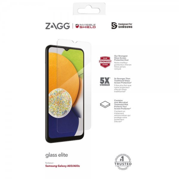 ZAGG InvisibleShield Samsung Galaxy A03/A03s näytönsuoja Glass Elite