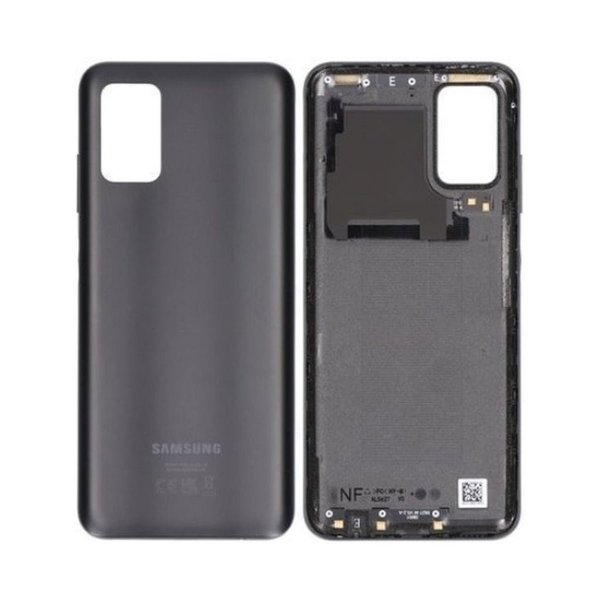 Samsung Galaxy A03s (SM-A037G) Takakansi/akkukotelo, Alkuperäinen - Musta