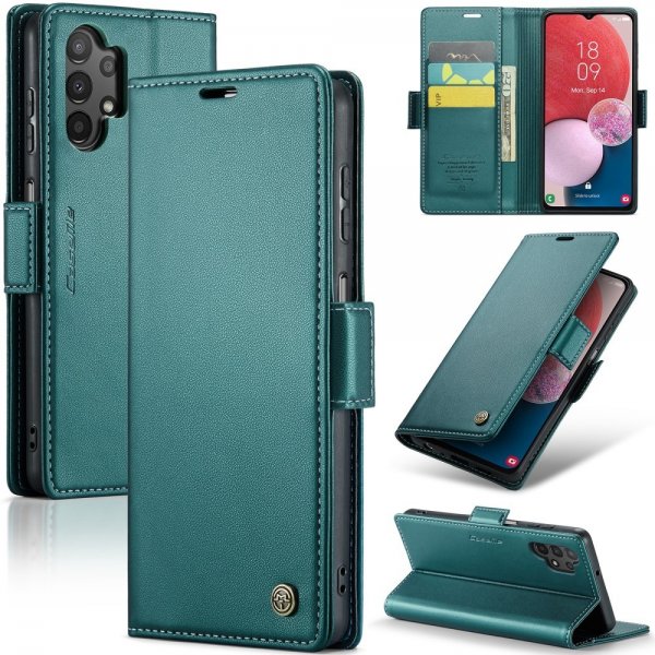 CaseMe Samsung Galaxy A04s/Galaxy A13 -suojakotelo 023-sarjan vihreä