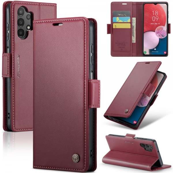CaseMe Samsung Galaxy A04s/Galaxy A13 -kotelo, 023-sarja, punainen