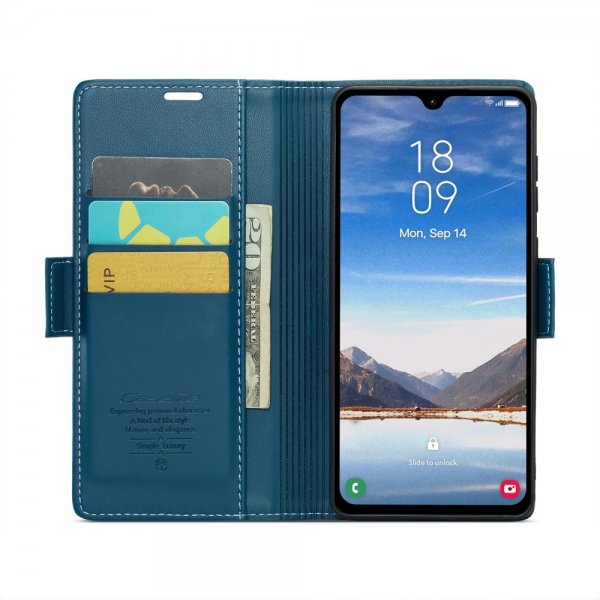 CaseMe Samsung Galaxy A05s Kotelo 023 Series Sininen