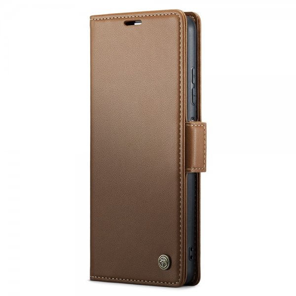 CaseMe Samsung Galaxy A05s -suojakotelo 023 Series, ruskea