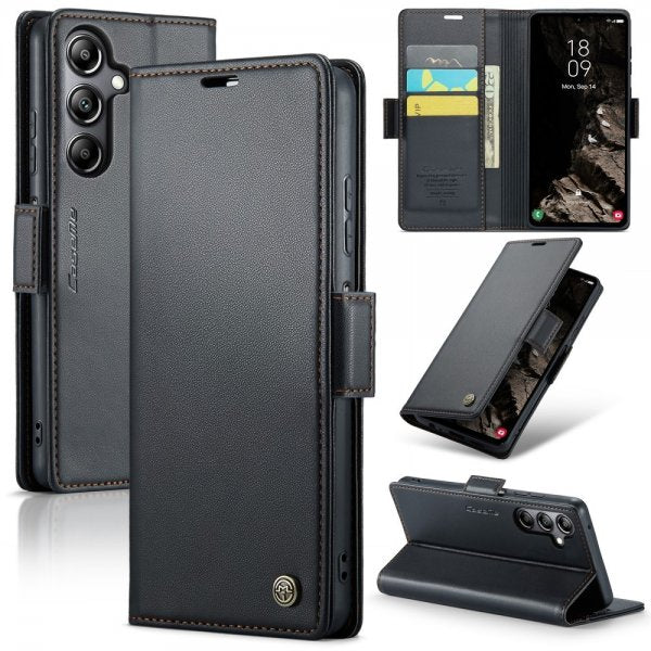 CaseMe Samsung Galaxy A05s -suojakotelo, 023 Series, musta