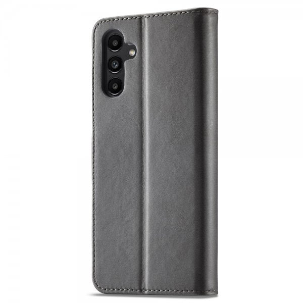 Lc.Imeeke Samsung Galaxy A05s Kotelo, jossa korttipaikka, jalustatoiminto, harmaa
