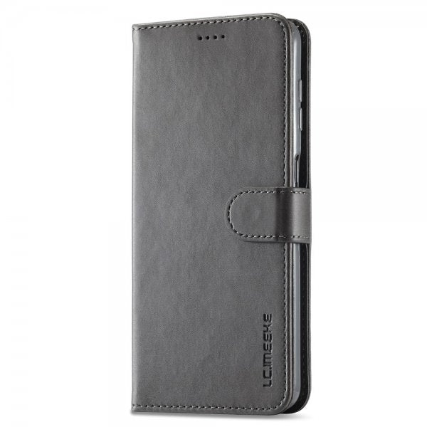 Lc.Imeeke Samsung Galaxy A05s Kotelo, jossa korttipaikka, jalustatoiminto, harmaa