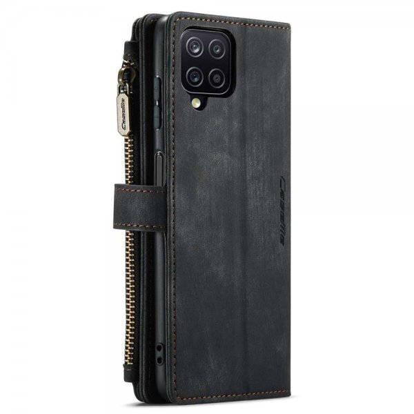 CaseMe Samsung Galaxy A12 -suojakotelo C30-sarja musta