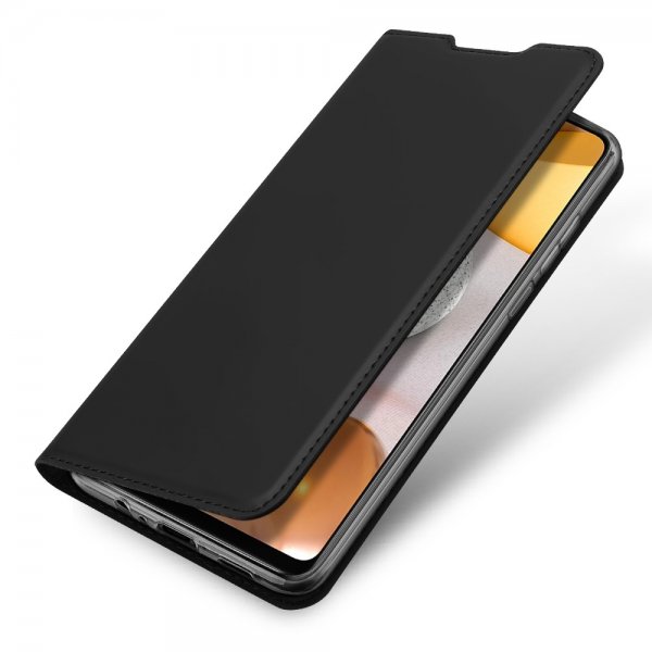 Dux Ducis Samsung Galaxy A12 -suojakotelo, Skin Pro -sarja, musta
