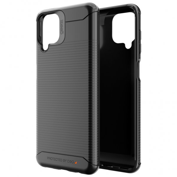 Gear4 Samsung Galaxy A12 Suojakuori Havana Musta