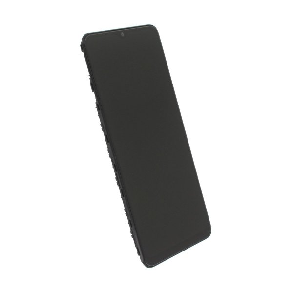 Samsung Galaxy A12 näyttö LCD-paneelilla, alkuperäinen - Musta