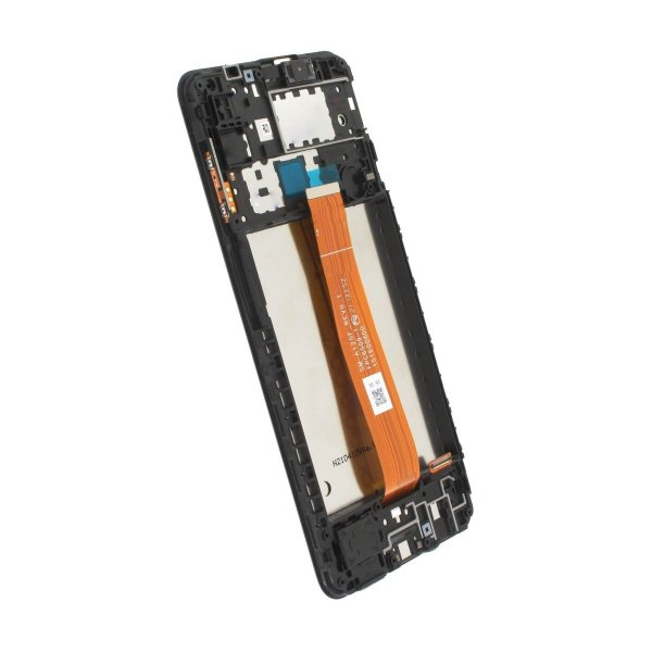 Samsung Galaxy A12 näyttö LCD-paneelilla, alkuperäinen - Musta
