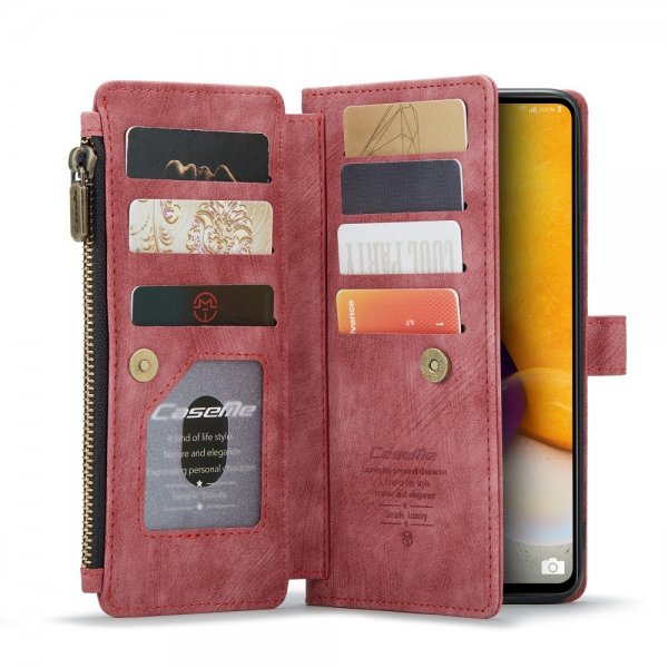 CaseMe Samsung Galaxy A13 4G C30-sarjan suojakotelo, punainen