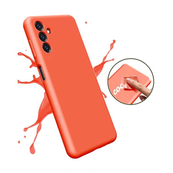 Rvelon Samsung Galaxy A13 4G Suojakuori Silikoni Pinkki