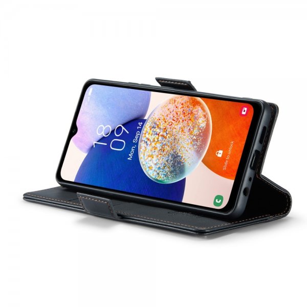 CaseMe Samsung Galaxy A14 Kotelo 023 Series Musta