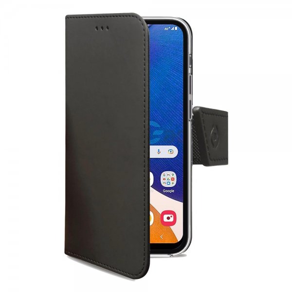 Celly Samsung Galaxy A14 -kotelo Wally Wallet Case Musta