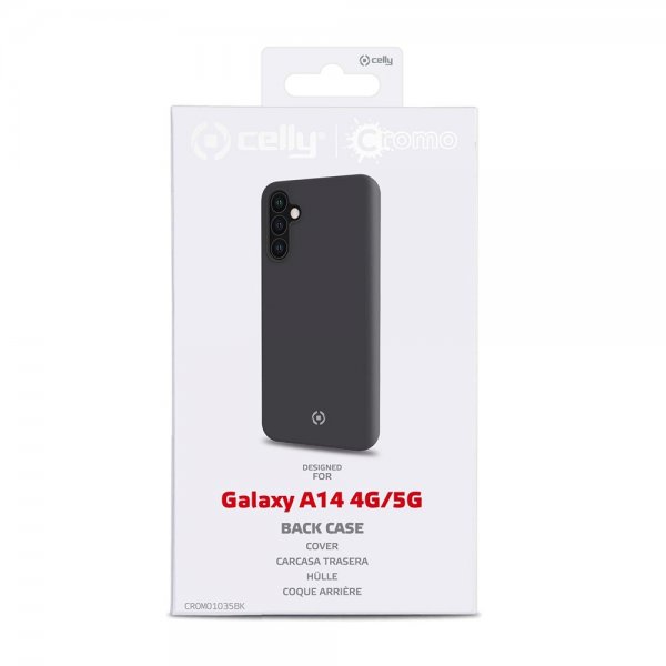 Celly Samsung Galaxy A14 -suojakuori CROMO, musta