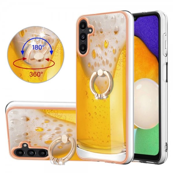 Samsung Galaxy A14 -kuori sormirenkaalla, olutkuvio