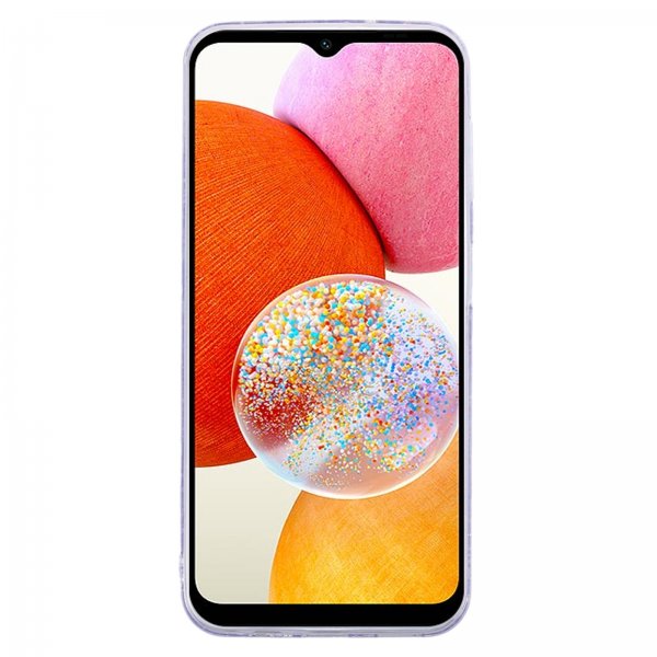Nordic Covers Samsung Galaxy A14 -kuori, Sparkle Series, liila