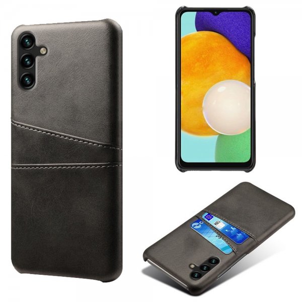 Samsung Galaxy A14 Suojakuori kahdella korttipaikalla Musta