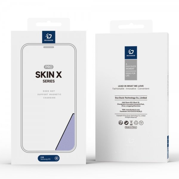 Dux Ducis Samsung Galaxy A15 -kotelo Skin X Pro Series violetti