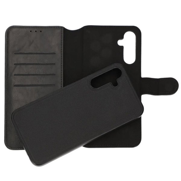 Rvelon Samsung Galaxy A15 Kotelo Magneettinen Irrotettava Kuori Musta