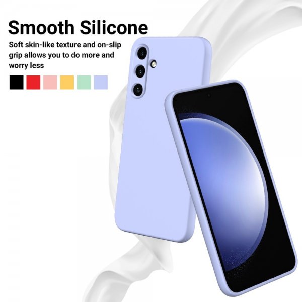 Samsung Galaxy A15 Kuori hihnalla Silikoni Violetti