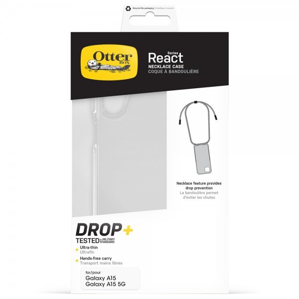 Otterbox Samsung Galaxy A15 Suojakuori React Necklace Kirkas