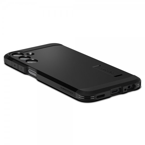 Spigen Samsung Galaxy A15 Kuori Tough Armor Musta