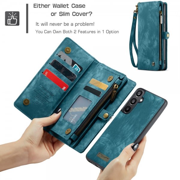 CaseMe Samsung Galaxy A16 Kotelo 008 Series Irrotettava kuori Sininen
