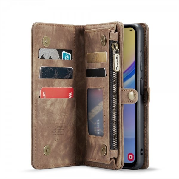 CaseMe Samsung Galaxy A16 -kuoret, 008 Series irrotettava suojakuori, ruskea