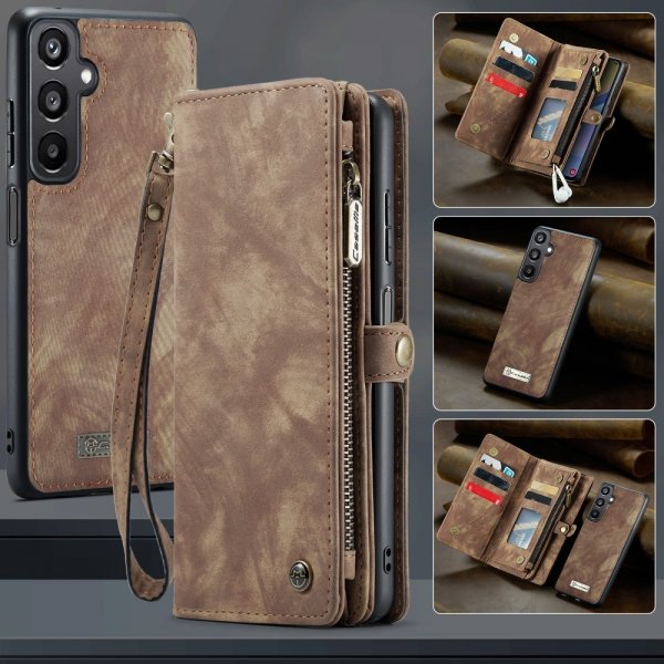 CaseMe Samsung Galaxy A16 -kuoret, 008 Series irrotettava suojakuori, ruskea