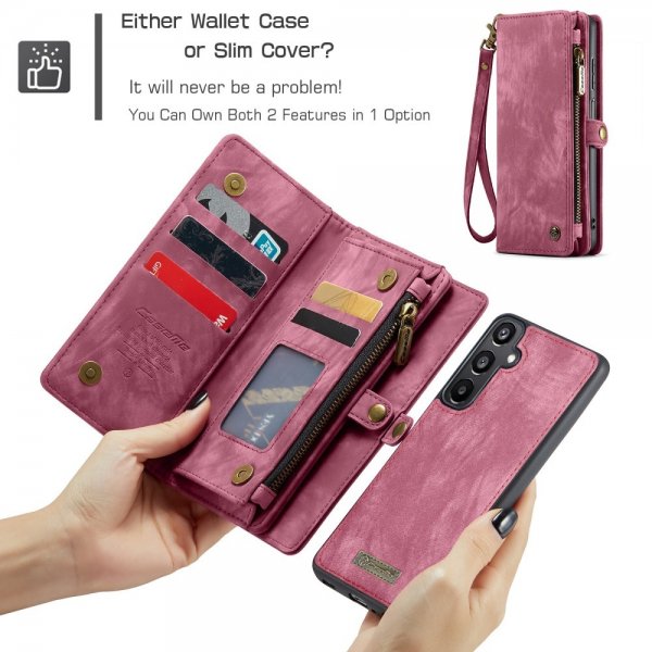 CaseMe Samsung Galaxy A16 -kuori, 008 Series, irrotettava, punainen