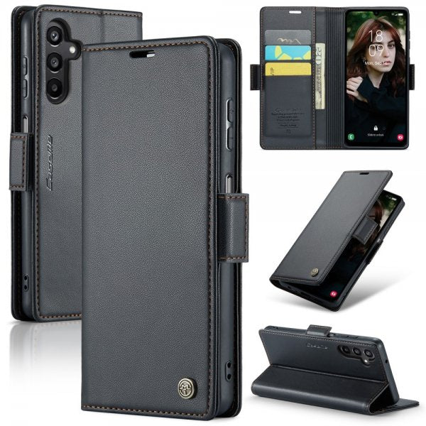 CaseMe Samsung Galaxy A16 Kotelo 023 Series Musta