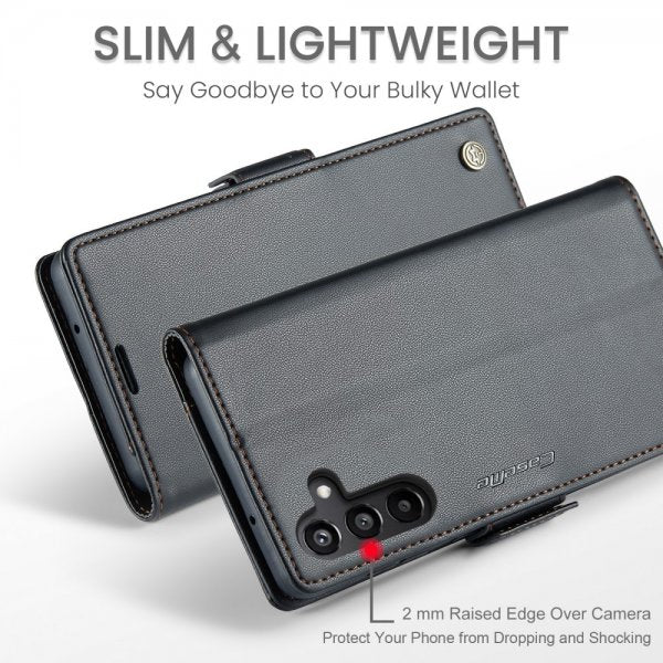 CaseMe Samsung Galaxy A16 Kotelo 023 Series Musta