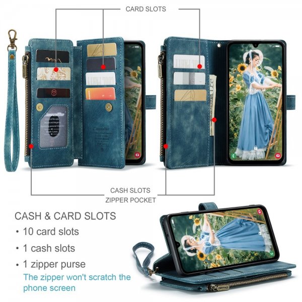 CaseMe Samsung Galaxy A16 Kotelo C30 Series Sininen