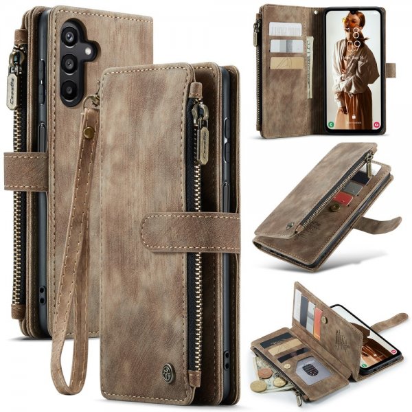 CaseMe Samsung Galaxy A16 -suojakotelo C30 Series, ruskea