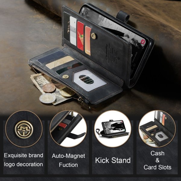 CaseMe Samsung Galaxy A16 Kotelo C30 Series Musta