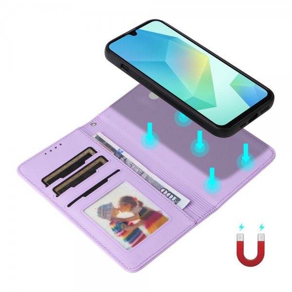 Betopnice Samsung Galaxy A16 -suojakotelo irrotettavalla kuorella 005 Violetti