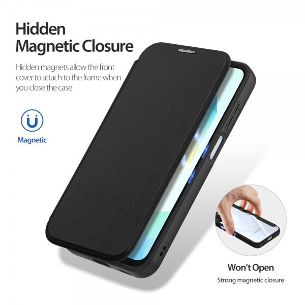 Dux Ducis Samsung Galaxy A16 Kotelo Skin X Pro Series Musta