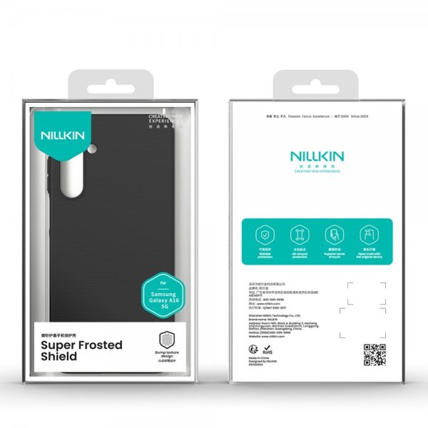 Nillkin Samsung Galaxy A16 Kuori Super Frosted Shield Musta