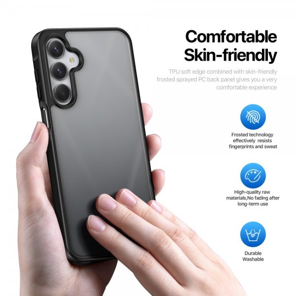 Dux Ducis Samsung Galaxy A16 Yind Series -suojakuori, musta