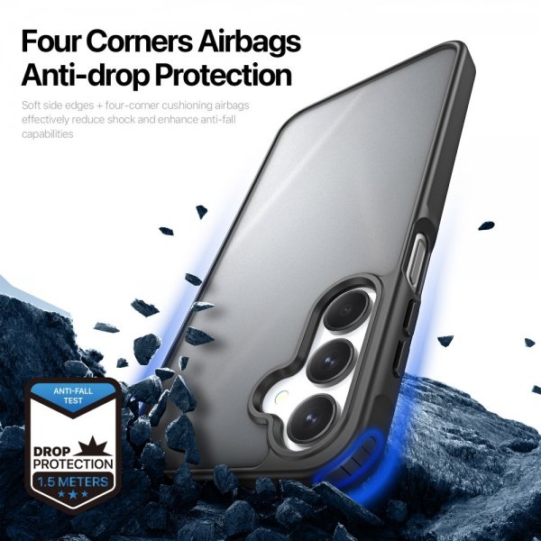Dux Ducis Samsung Galaxy A16 Yind Series -suojakuori, musta